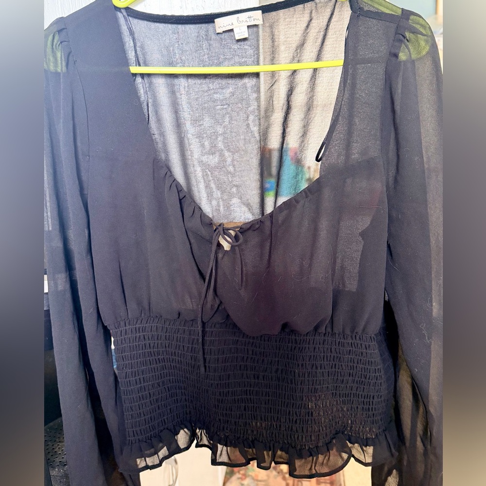 Women’s sheer blouse (L)